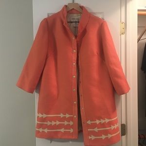 Lauren Moffatt Pink Arrow Coat